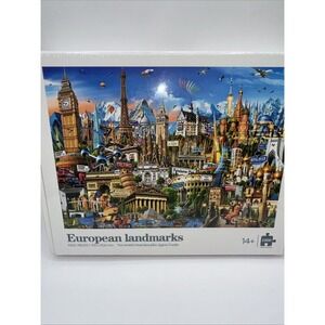 Jigsaw Puzzles for Adults 1000 Piece Map of Europe Puzzle - European Jigsaw 1000